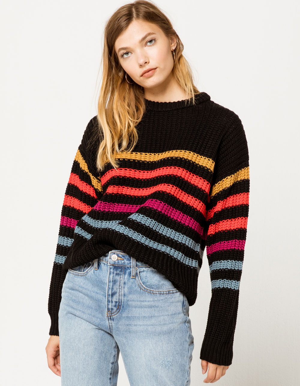 Volcom Womens Move on Up Sweater Sweatshirt
