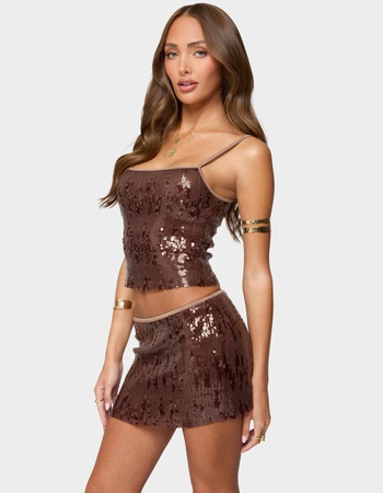 EDIKTED Kaylee Sequin Tank Top Alternative Image