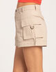 RSQ Womens Mid Length Cargo Shorts image number 3
