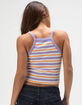 DICKIES Stripe Rib Knit Womens Tank Top image number 4