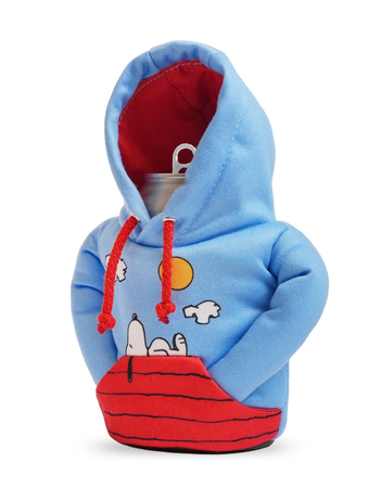 PUFFIN DRINKWEAR x Peanuts Blue Sky Snoopy Hoodie 12-16 oz Can Cooler Alternative Image