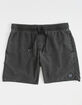 VOLCOM Center Mens Black Boardshorts image number 1