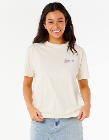 RIP CURL Es Vedra Womens Relaxed Tee Alternative Image
