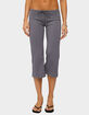 EDIKTED Milene Contrast French Terry Capri Pants image number 1