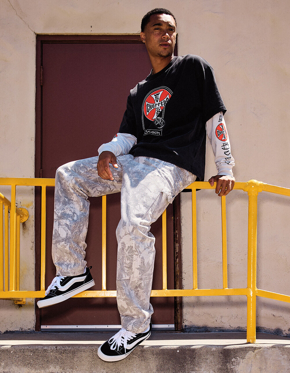 RSQ Mens Loose Utility Pants - GRAY CAMO | Tillys
