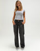 TILLYS Lace Trim Womens Tee image number 2