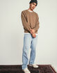 RSQ Mens Washed Oversized Crewneck Sweatshirt image number 4