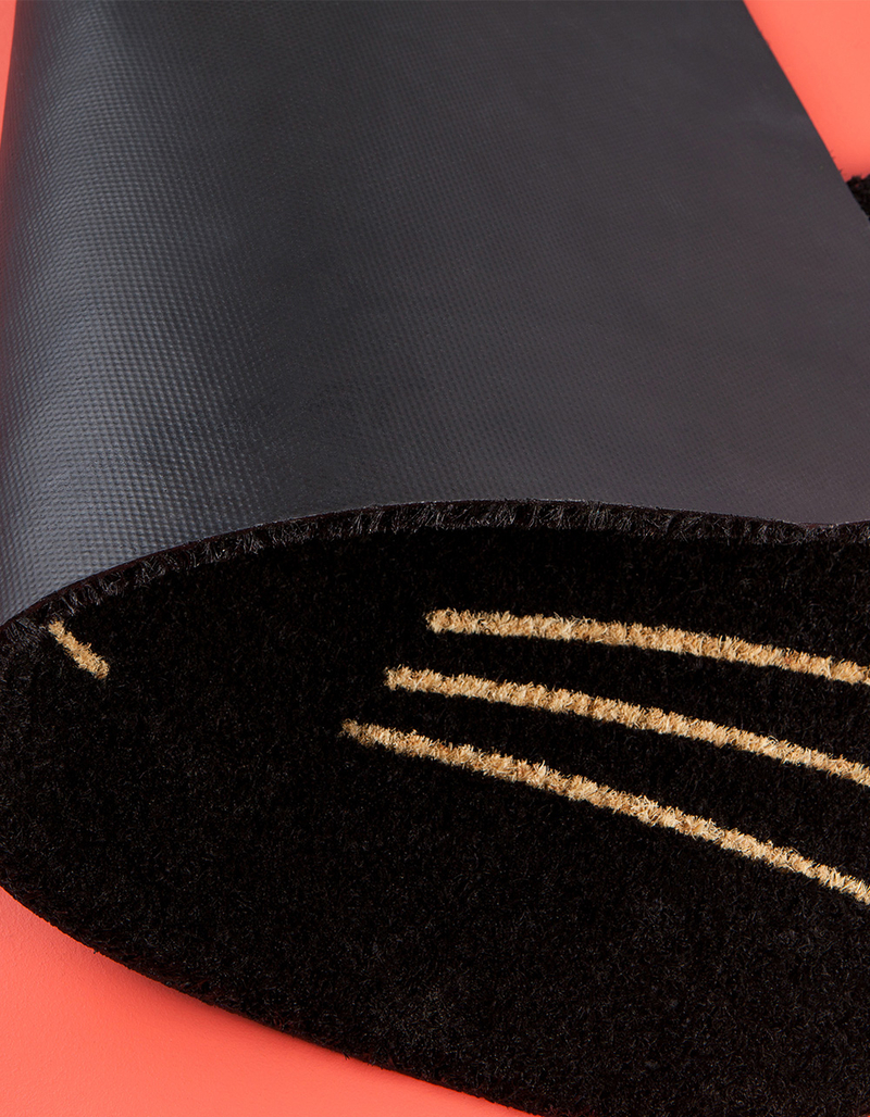 Black Cat Shaped Doormat image number 2