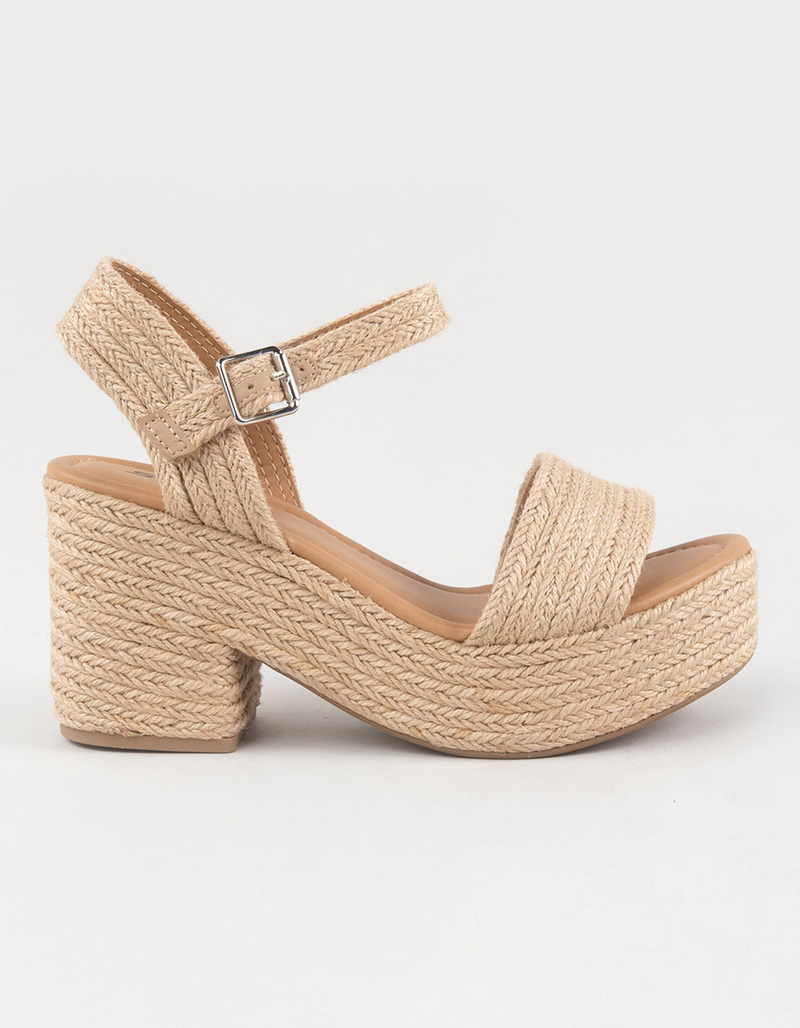 SODA Carnie Jute Womens Platform Shoes image number 0