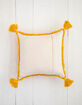 NATURAL LIFE Tufted Smiley Throw Pillow image number 3