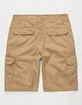 SUBCULTURE Textured Mens Cargo Shorts image number 2