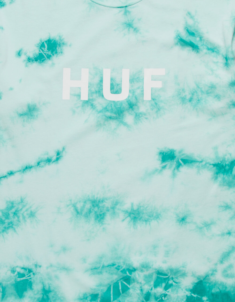 HUF OG Logo Aqua Mens T-Shirt image number 1