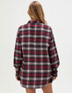 ACOA Womens Oversized Flannel  image number 4
