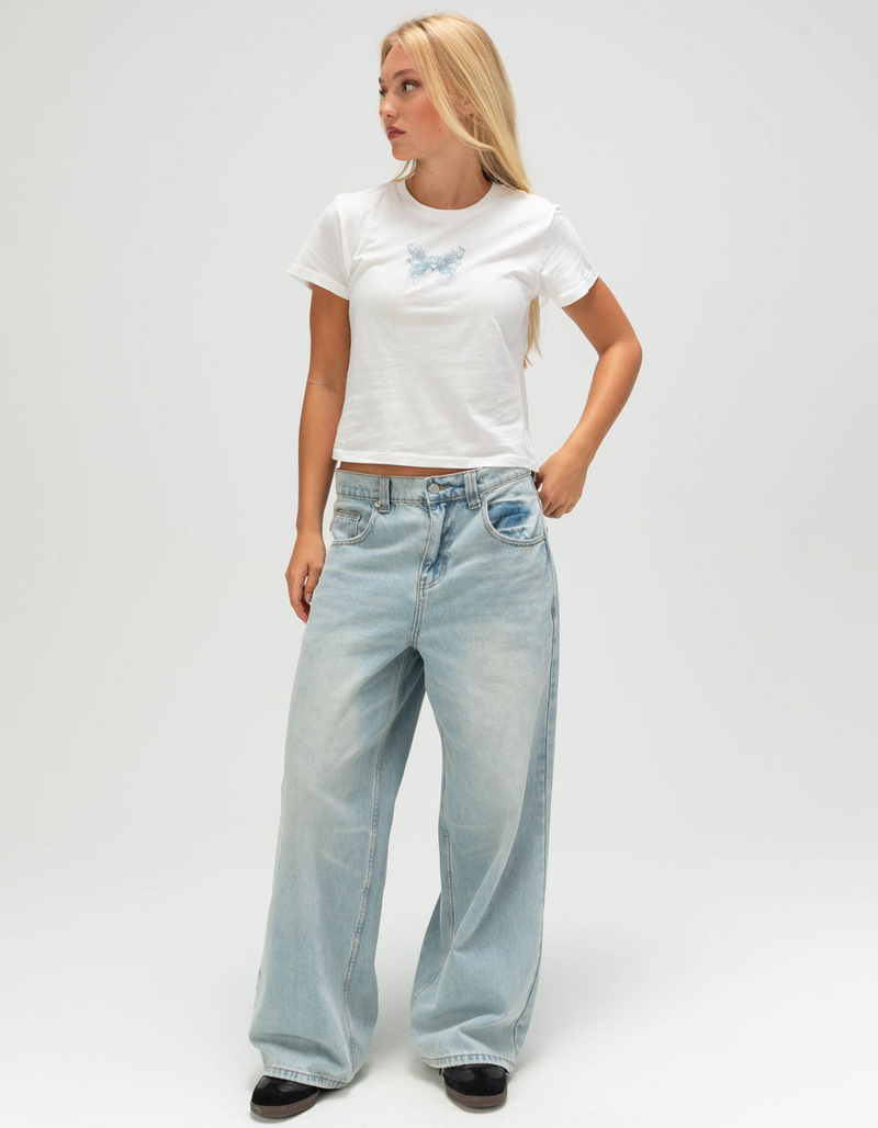 FULL TILT Butterfly Baby Womens Tee image number 1