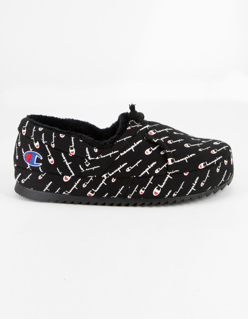 CHAMPION University Script Black Womens Slippers image number 0