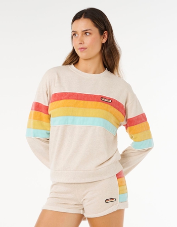 RIP CURL Surf Revival Relaxed Womens Crewneck Sweatshirt Primary Image