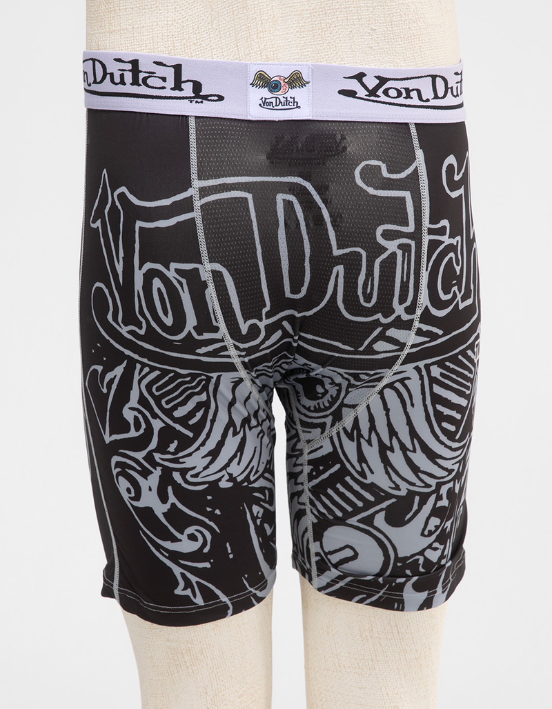 VON DUTCH Black Motor Mens Boxer Briefs image number 3