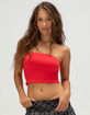 HEART & HIPS Womens Tube Top image number 1