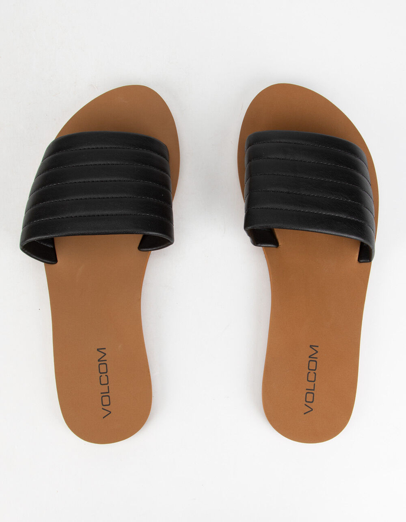 VOLCOM Puff Puff Give Womens Black Sandals image number 1