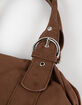 Studded Faux Suede Shoulder Bag  image number 5