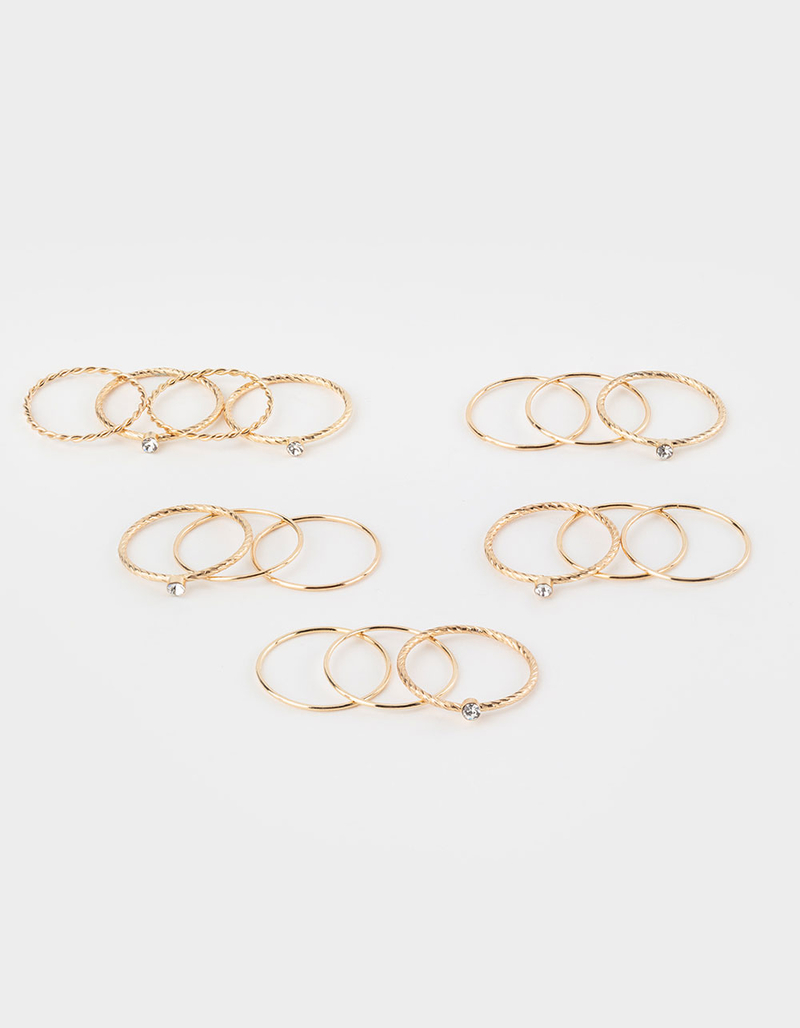 FULL TILT 16 Piece Dainty Ring Set image number 3