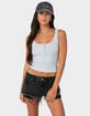 EDIKTED Tiana Henley Tank Top image number 1