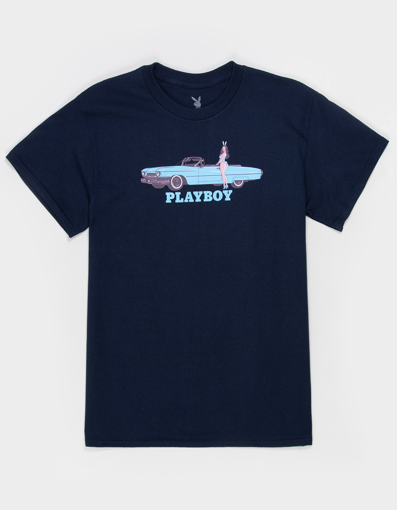 COLOR BARS x Playboy Car Show Mens Tee image number 0