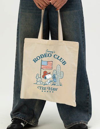 PEANUTS Snoopy's Rodeo Club Tote Bag Primary Image