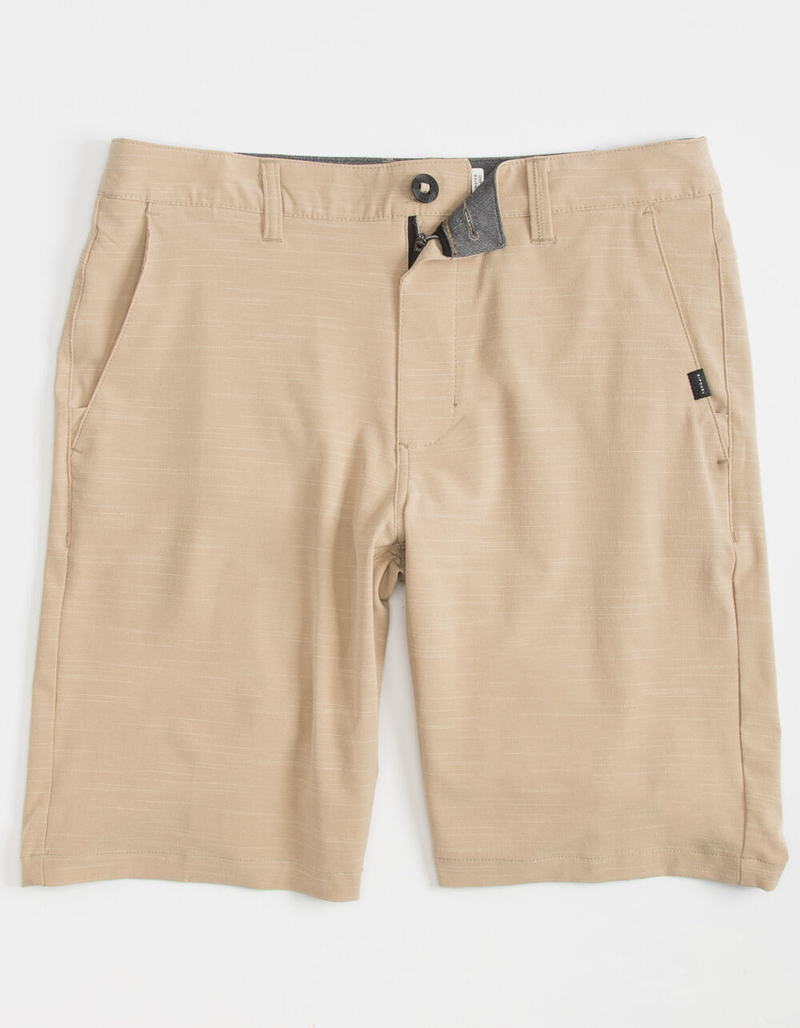 RIP CURL Jackson Boardwalks Mens Khaki Hybrid Shorts image number 1