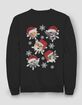 HOLIDAY Cat Snowflake Unisex Sweatshirt image number 1