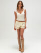 FULL TILT Womens Lace Top image number 2