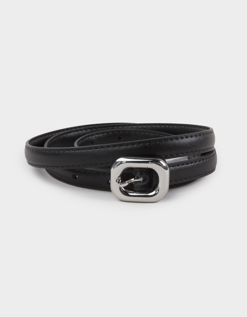 Skinny Leather Belt 2 Pack image number 2
