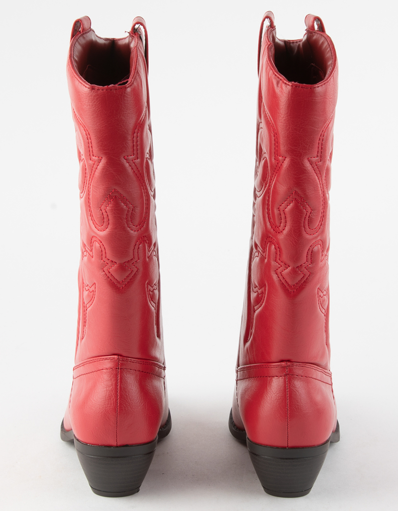 SODA Reno Womens Tall Cowboy Western Boots image number 3