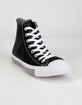 CONVERSE Mission V High Top Black & White Womens Shoes image number 2