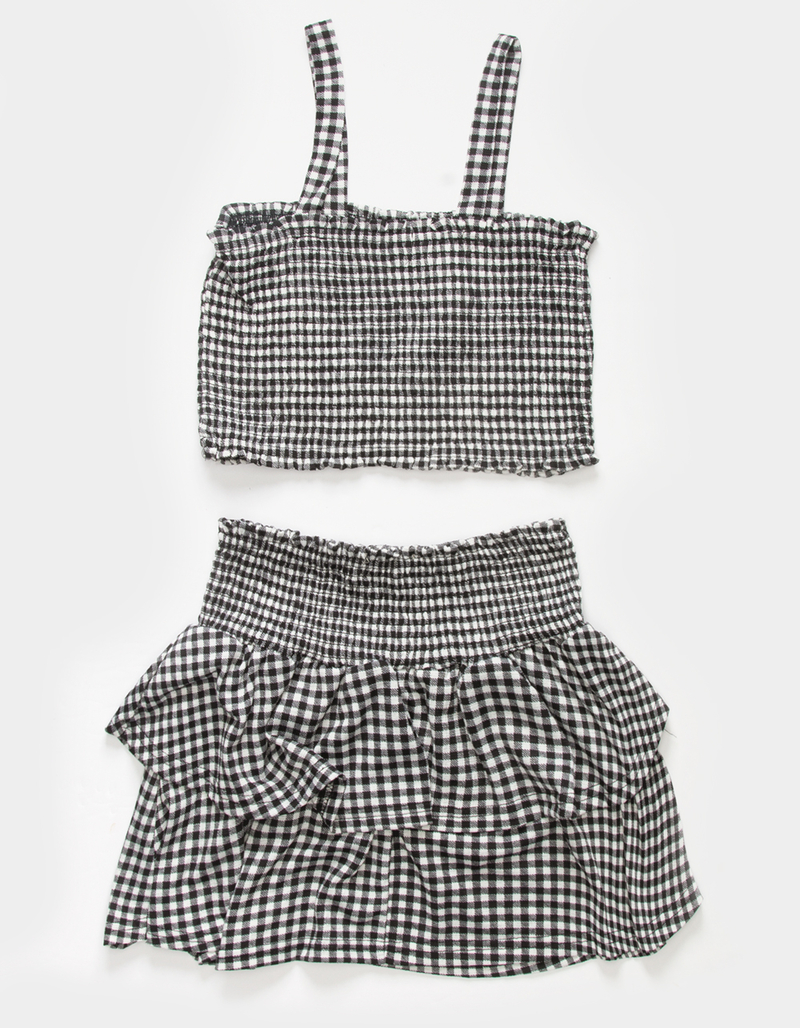 JOLIE & JOY Girls Smocked Top & Skirt Set image number 1