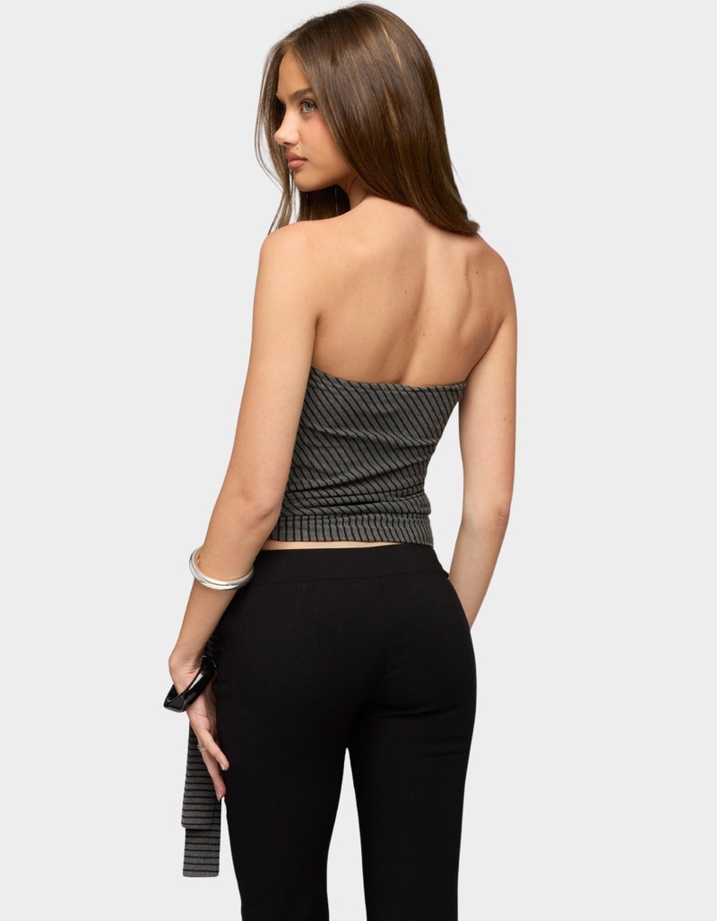 EDIKTED Margotte Striped Strapless Top image number 2