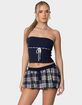 EDIKTED Elsie Knitted Tie Tube Top image number 1