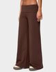 EDIKTED Wide Leg Fold Over Pants image number 2