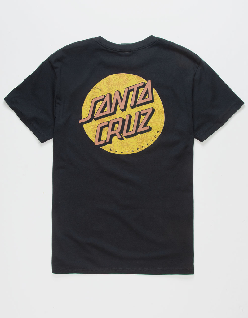 SANTA CRUZ Absent Topo Dot Eco Mens Tee image number 0