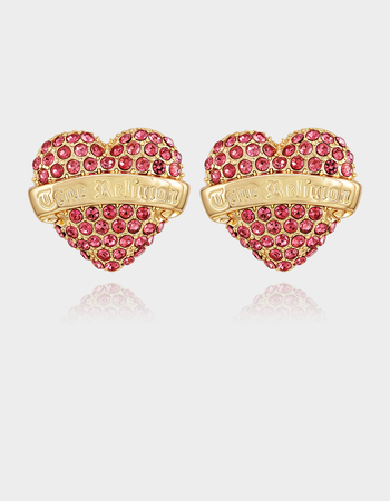 TRUE RELIGION Heart Logo Stud Earrings Primary Image