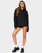 EDIKTED Chelsie Polka Dot Hoodie image number 4