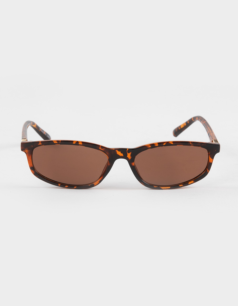 RSQ Rectangle Tortoiseshell Sunglasses image number 1
