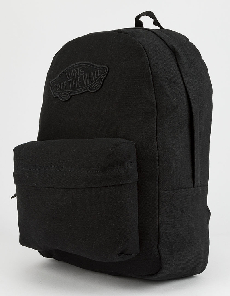 VANS Realm Black Backpack image number 1