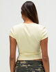FREE PEOPLE Wait A Minute Womens Baby Tee image number 5