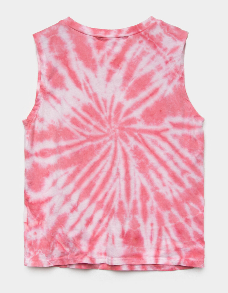 FULL TILT Tie Dye Wash Girls Muscle Tank image number 1