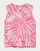 FULL TILT Tie Dye Wash Girls Muscle Tank image number 2