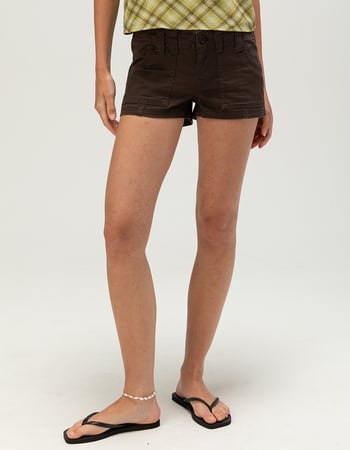 RSQ Womens Low Rise Stretch Shorts Alternative Image