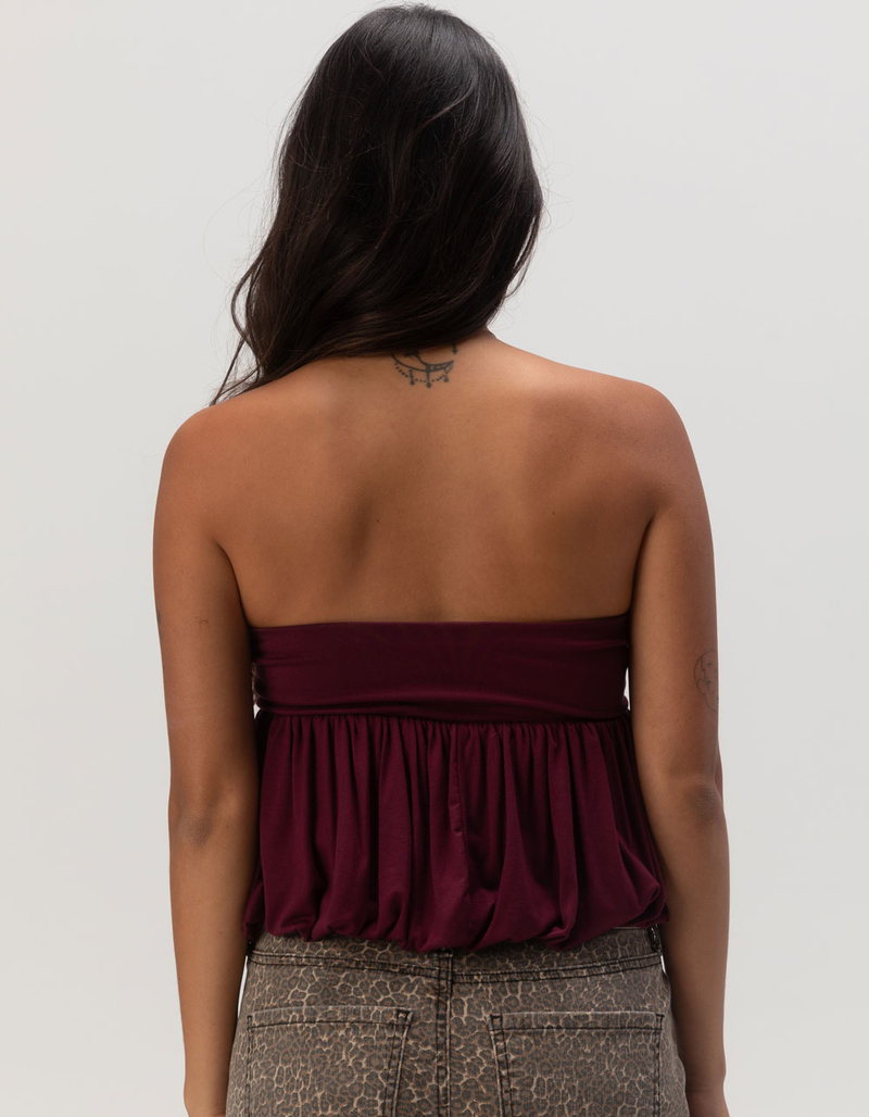 WEST OF MELROSE Bubble Hem Womens Tube Top image number 3