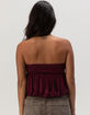 WEST OF MELROSE Bubble Hem Womens Tube Top image number 4