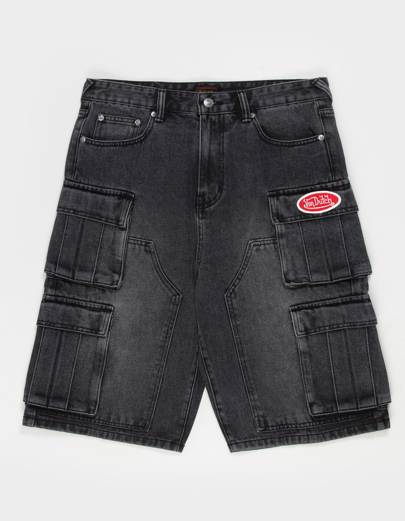 VON DUTCH Mens Cargo Jorts image number 1